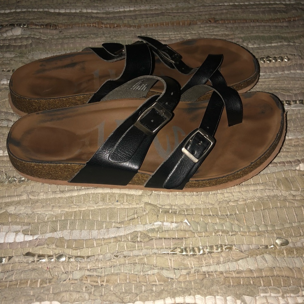 Black Birkenstocks
